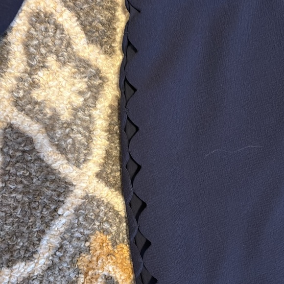 Club Monaco Edni Navy Diamond Cut Out Sheath Dress - Picture 4 of 5